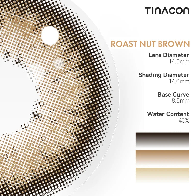 Detailed technical specs showcase the intricate pigment layering used to achieve a rich, multi-dimensional chestnut hue.