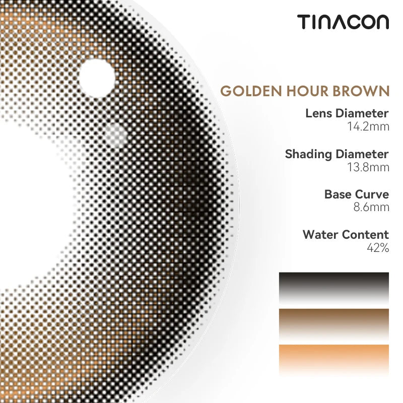 Precision specs highlight how the double crescent design achieves a glowing look.