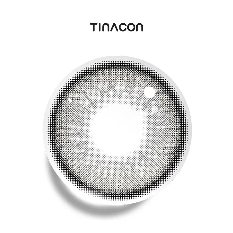 Black Tie Black colored contact lenses featuring a deep, ash tint for a refined finish.