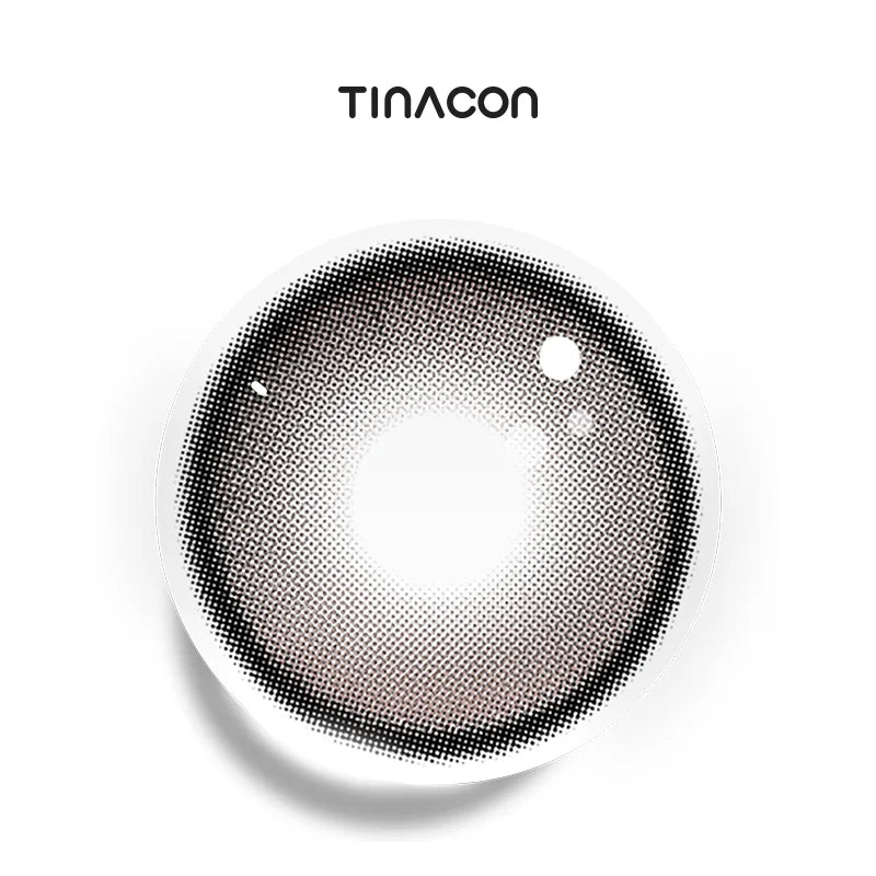 Fawn Brown colored contact lenses exhibiting a gentle brown gradient with an outer ring for a natural yet noticeable iris expansion.