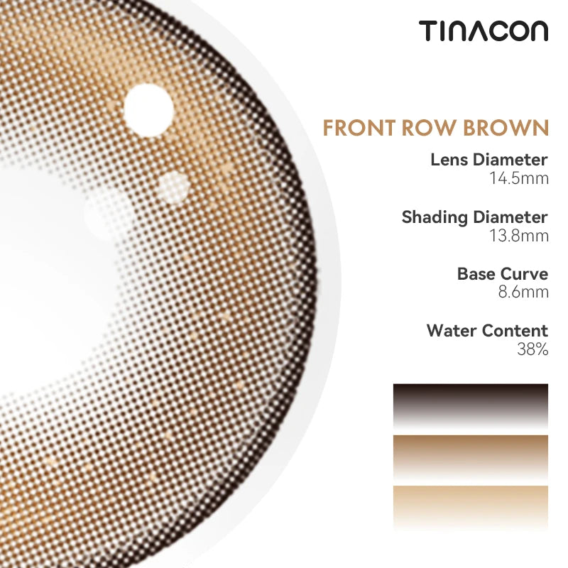 Technical specifications highlight the precision-placed pigment crescents that form a dual-highlight pattern, adding structural depth to the iris.