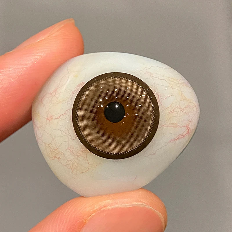 Loyalty Brown colored contacts delivers a consistent, high-gloss finish that looks polished from morning until night.