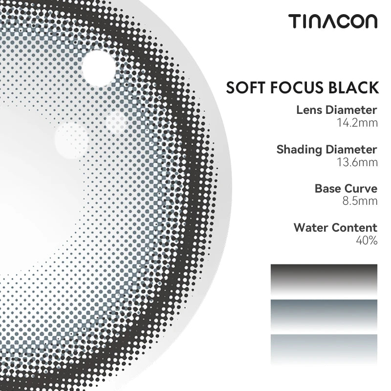 Technical specs highlight the high-standard design that ensures a seamless blend with the natural iris.