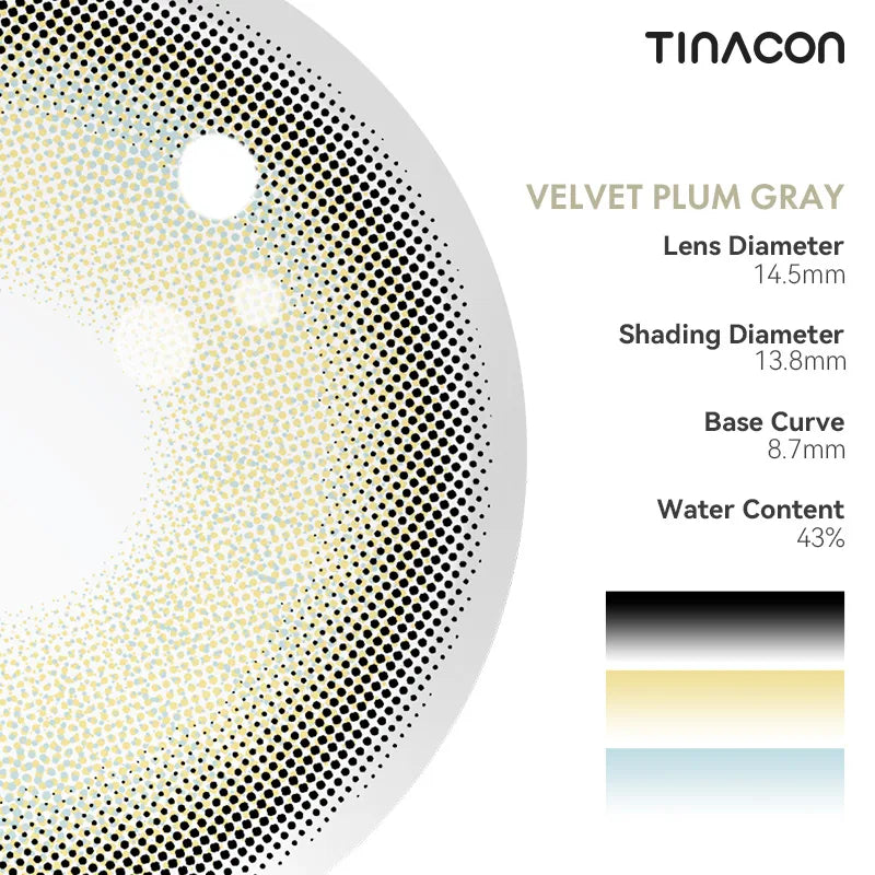 Explore the detailed specs of these gray lenses, crafted for a high-standard, seamless wear.