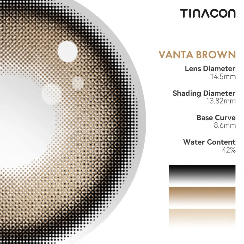 Specifications detail the high-standard pigment density required to achieve such a profound brown.
