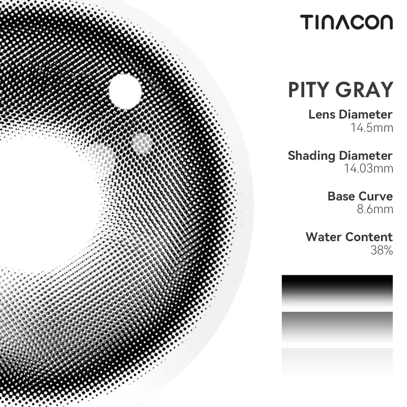 Technical specifications detail the specialized contouring pigments used to maximize iris scale for a noticeable, high-impact widening effect.