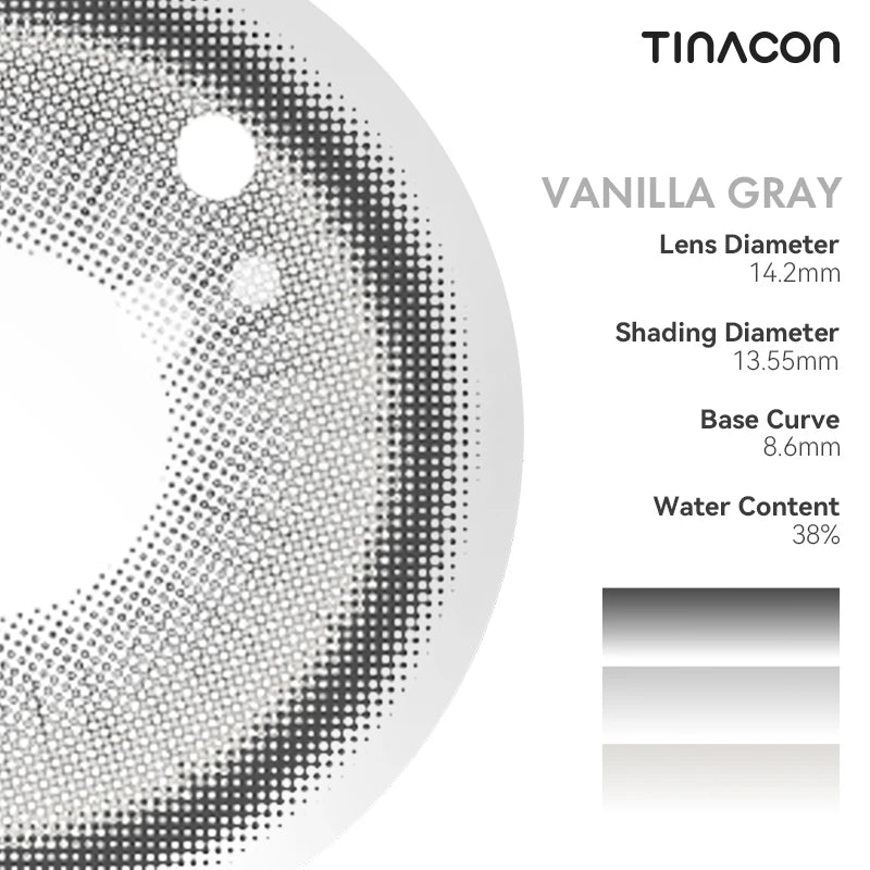 Technical specifications highlight the fine pigments used to achieve this delicate light gray hue.