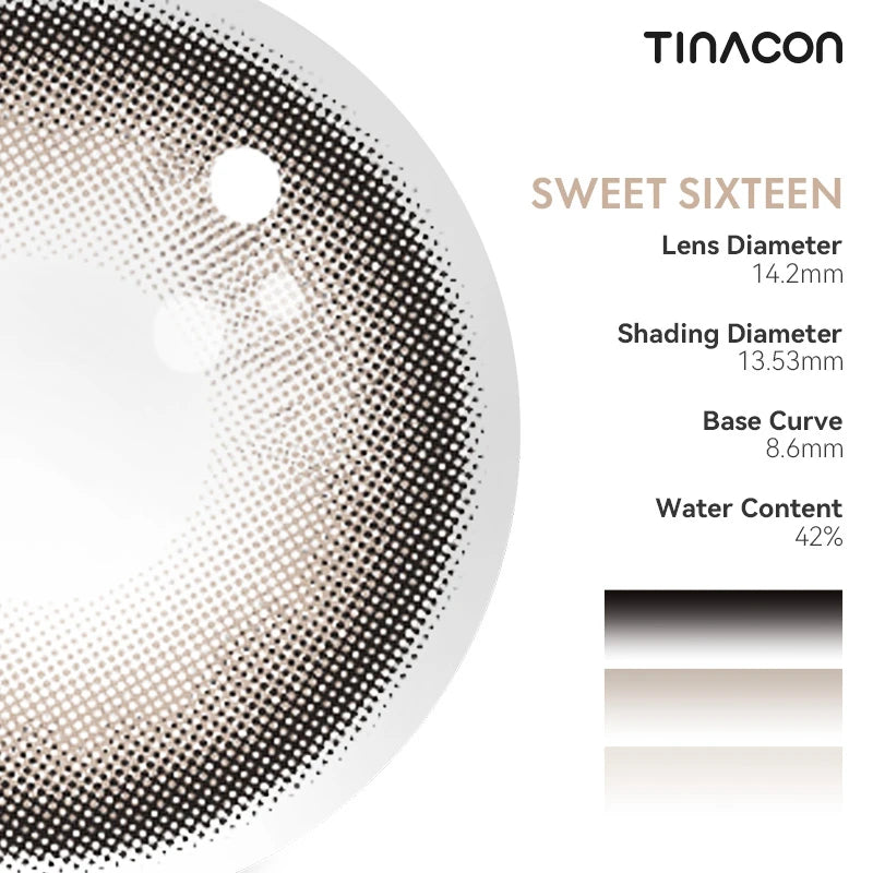 Advanced specs detail a high-standard moisture base, perfect for these versatile, occasion-ready lenses.