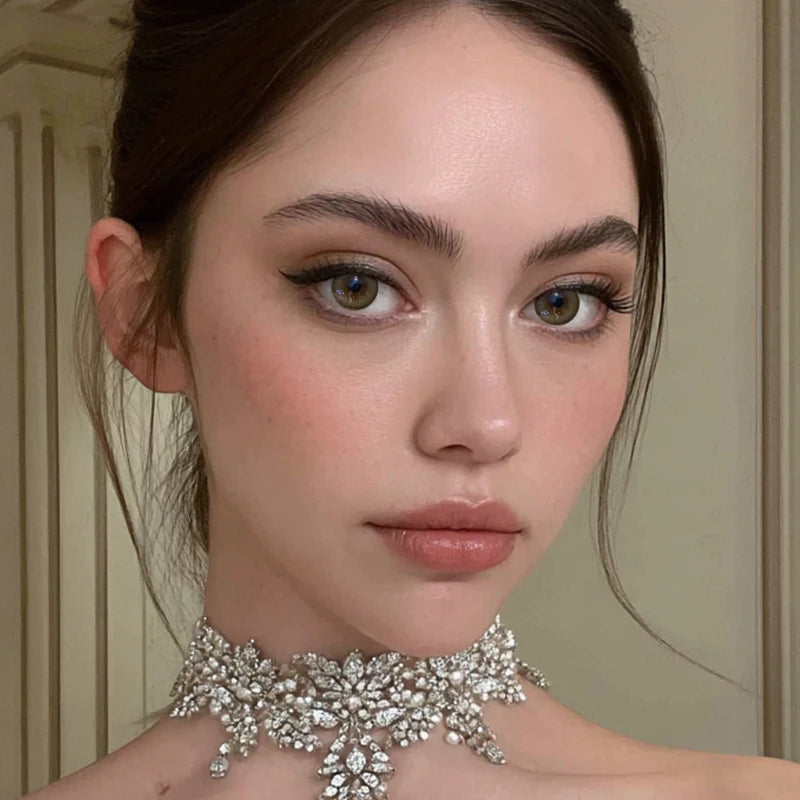 A portrait showcasing Sweet Sixteen colored contact lenses, designed to provide a spirited and high-definition glow with a romantic touch.