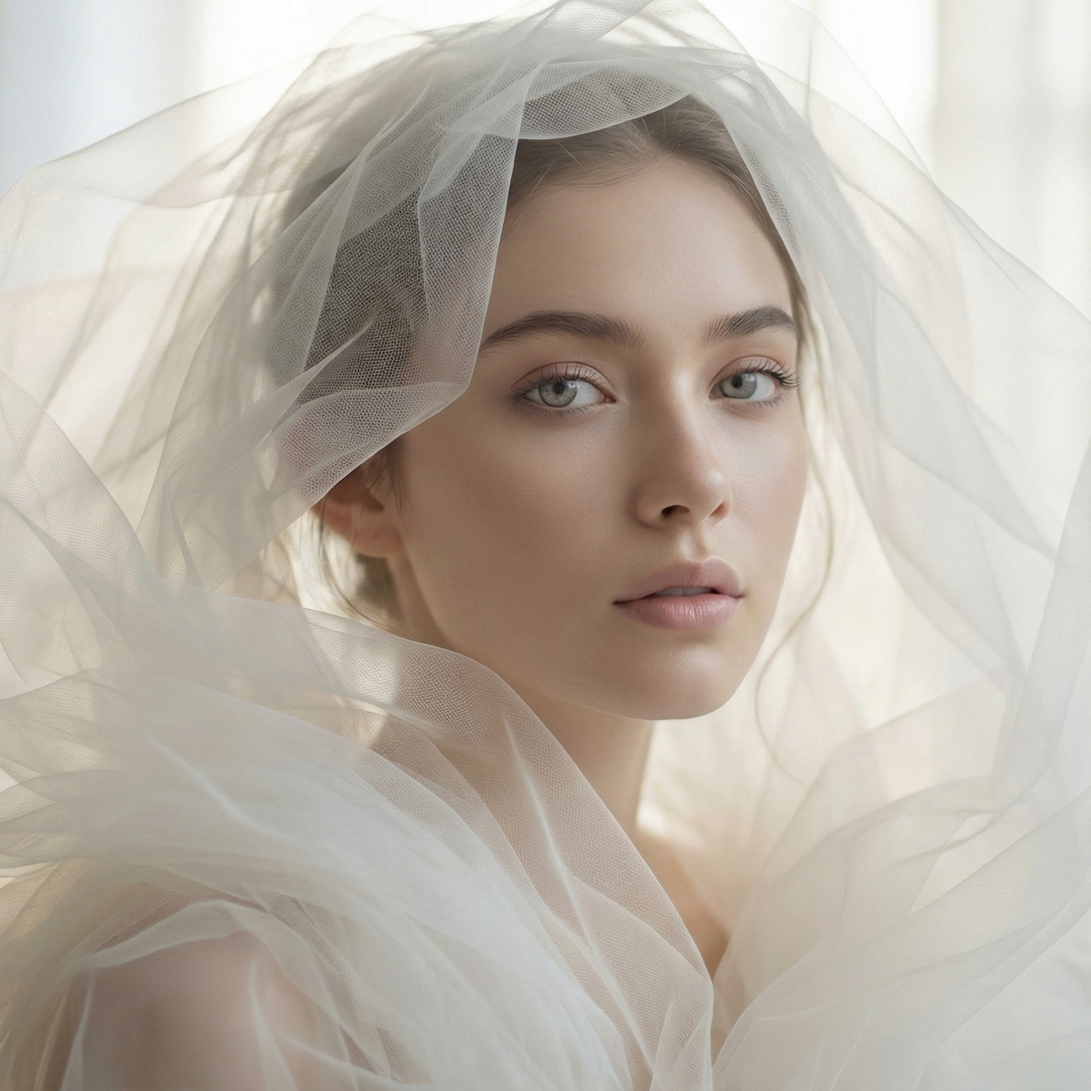 Capturing Serenity: Replicating the 2026 Color of the Year "Cloud Dancer" with Gray Contact Lenses