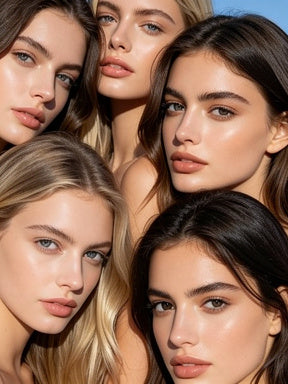 ✨ Clean Girl Makeup + Natural Colored Contacts