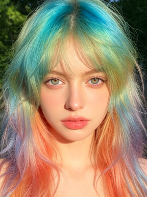 Hair Color + Colored Contacts Guide