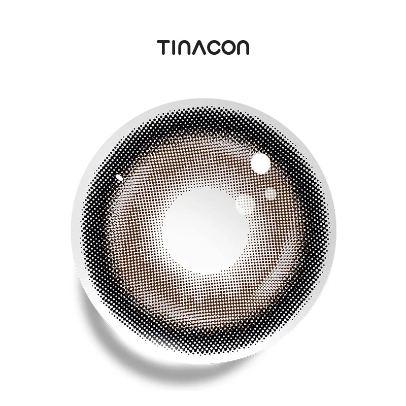 Penthouse Brown colored contact lenses featuring a deep, velvety chocolate tint for a luxe finish.