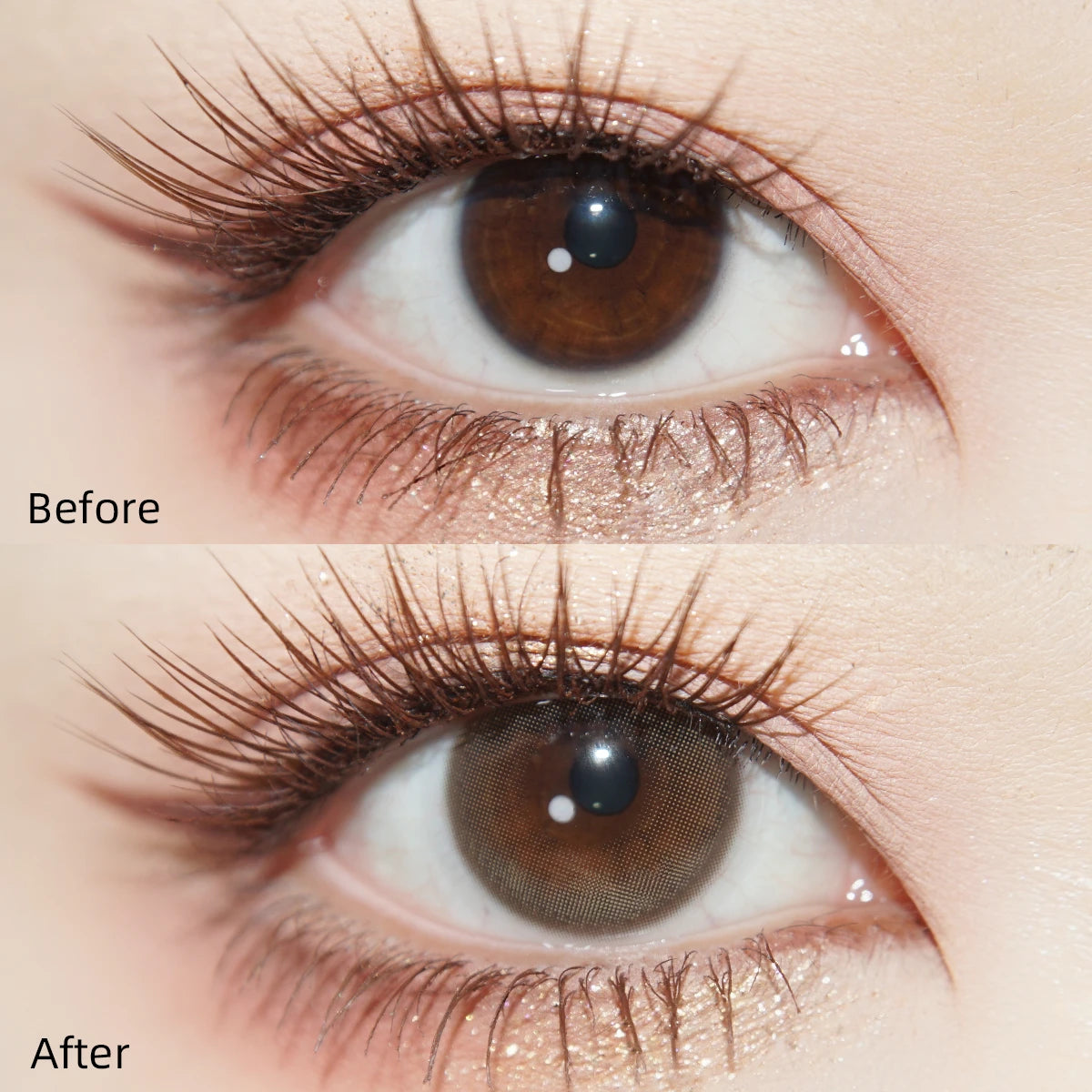 Tinacon "Golden Hour" Diamond Glow — Carat Brown (2pk)