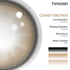 TINACON Candy Brown 14.2| 6 Months, 2 pcs