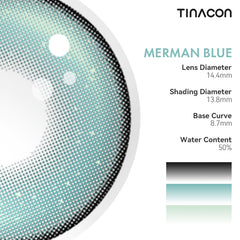 TINACON Merman blue 14.4| 1 Day, 10 Pcs