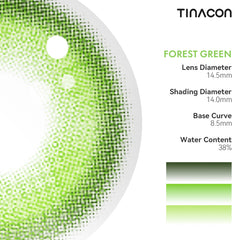 TINACON Forest Green 14.5| 1 Day, 10 Pcs