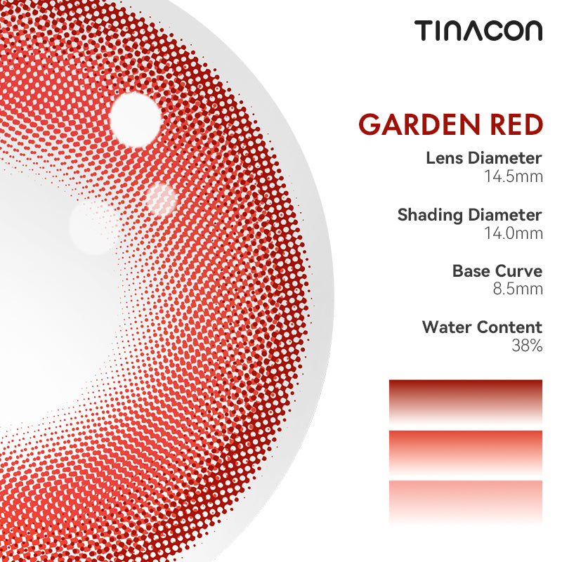 TINACON Garden Red 14.5| 1 Day, 10 Pcs