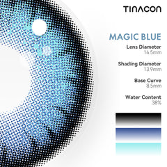 TINACON Magic Blue 14.5| 1 Day, 10 Pcs