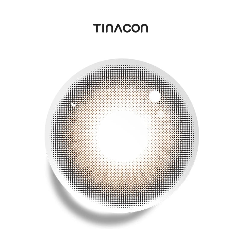 Cuddle Brown colored contact lenses featuring a rich, radiant tint for a natural, cozy aesthetic.