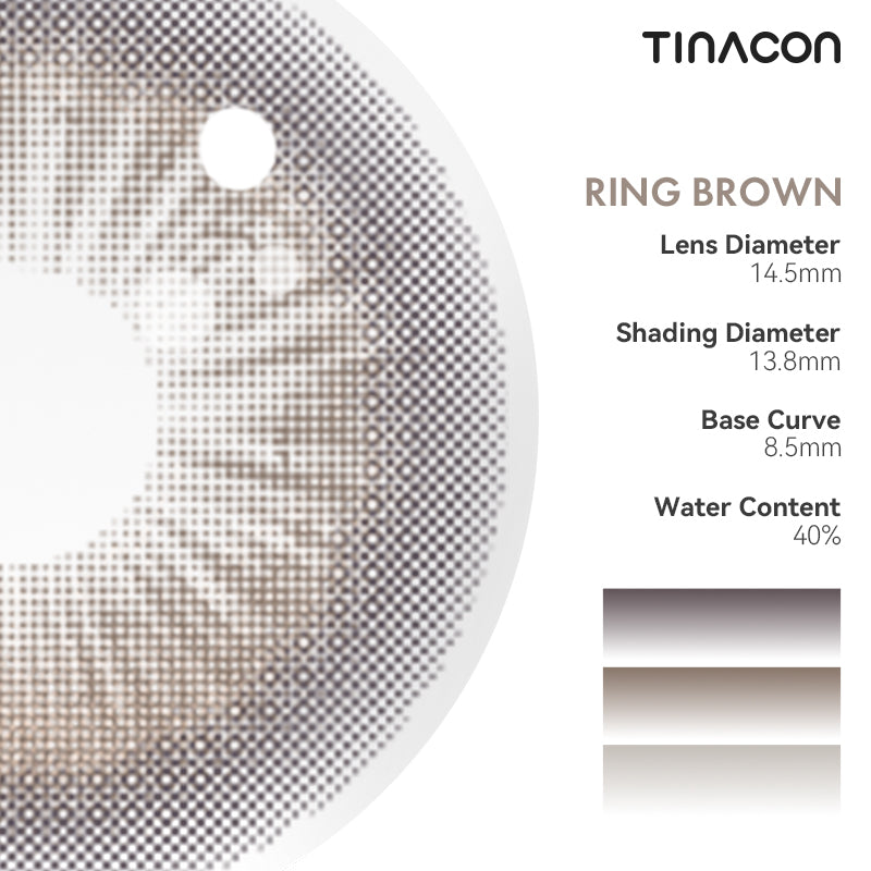 TINACON Ring Brown 14.5| 6 Months, 2 pcs