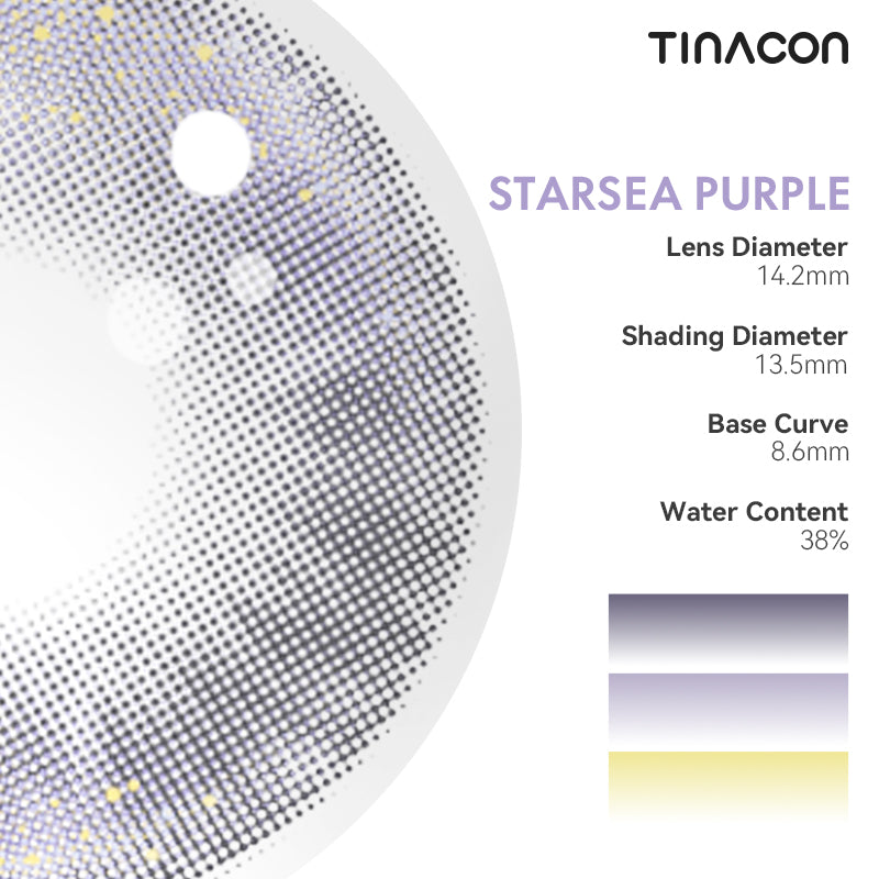 TINACON StarSea Purple 14.2| 6 Months, 2 pcs
