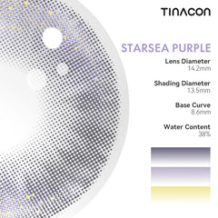 TINACON StarSea Purple 14.2| 6 Months, 2 pcs