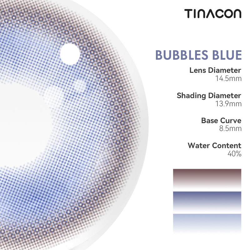 TINACON Bubbles Blue 14.5| 6 Months, 2 pcs