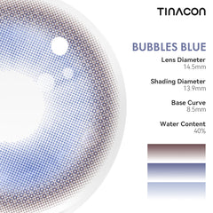 TINACON Bubbles Blue 14.5| 6 Months, 2 pcs
