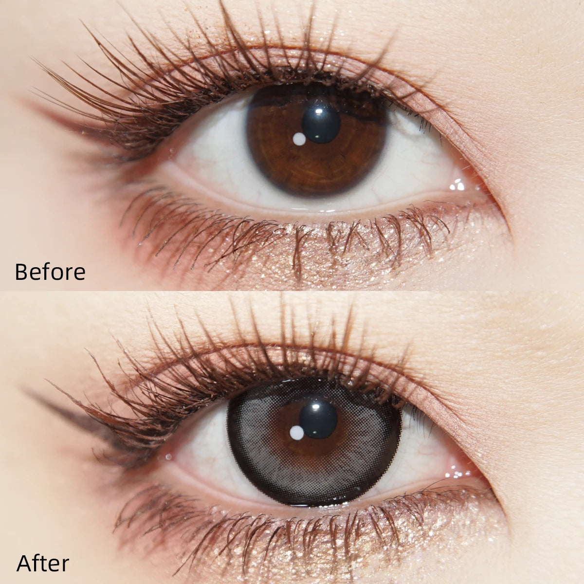 Tinacon Porcelain "BJD" Eyes —  Fashion Doll Gray (2pk)