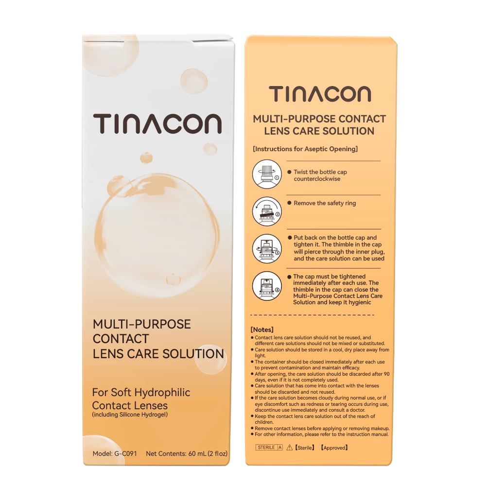 Tinacon Multi-Purpose Solution — Gentle Care for Sensitive Eyes