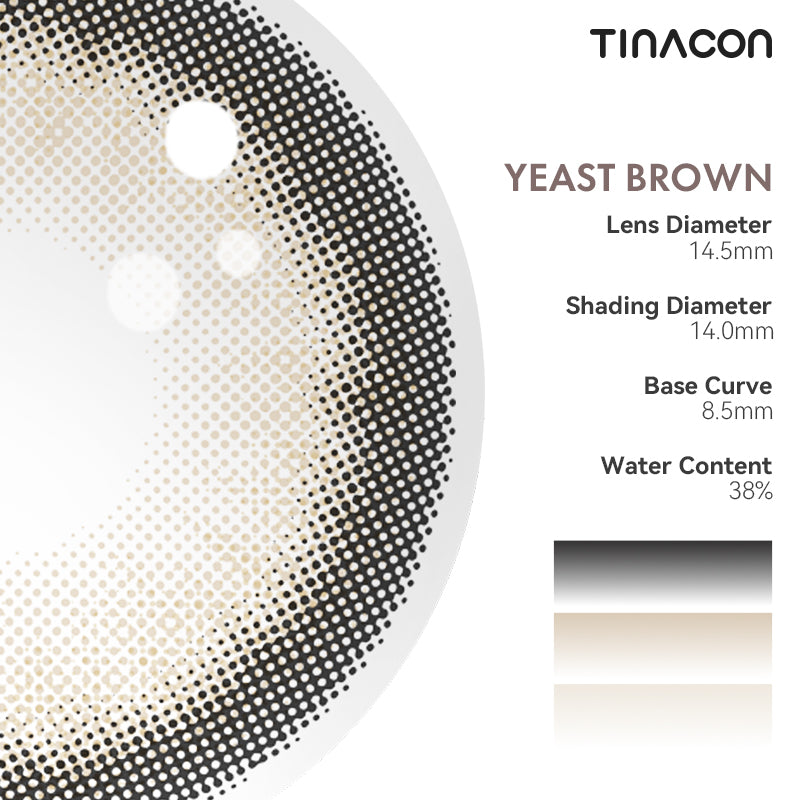 TINACON Yeast Brown 14.5| 1 Day, 10 Pcs