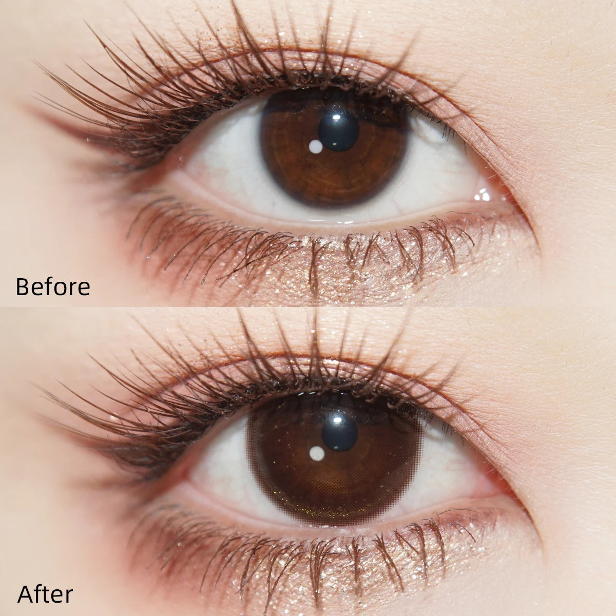 Tinacon  Sophisticated Natural Contacts — Polite Brown (2pk)