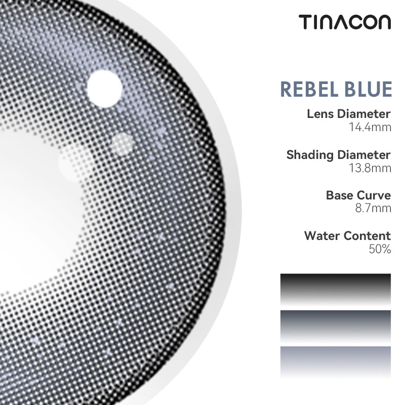 TINACON Rebel Blue 14.4| 1 Day, 10 Pcs