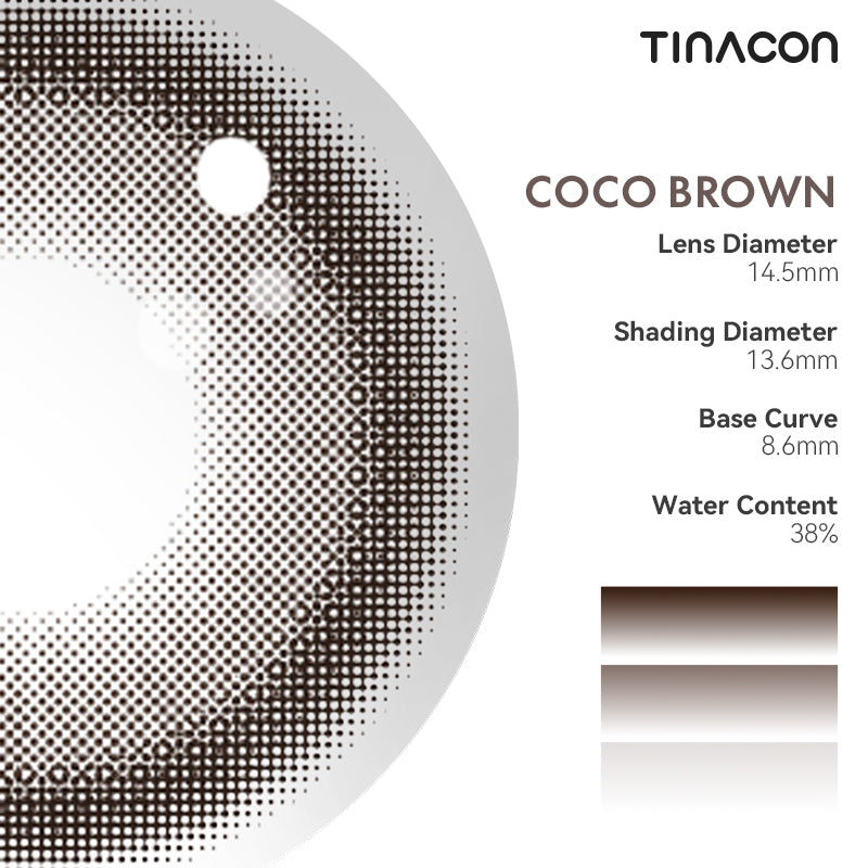 TINACON Coco Brown 14.5| 6 Months, 2 pcs