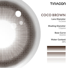 TINACON Coco Brown 14.5| 6 Months, 2 pcs