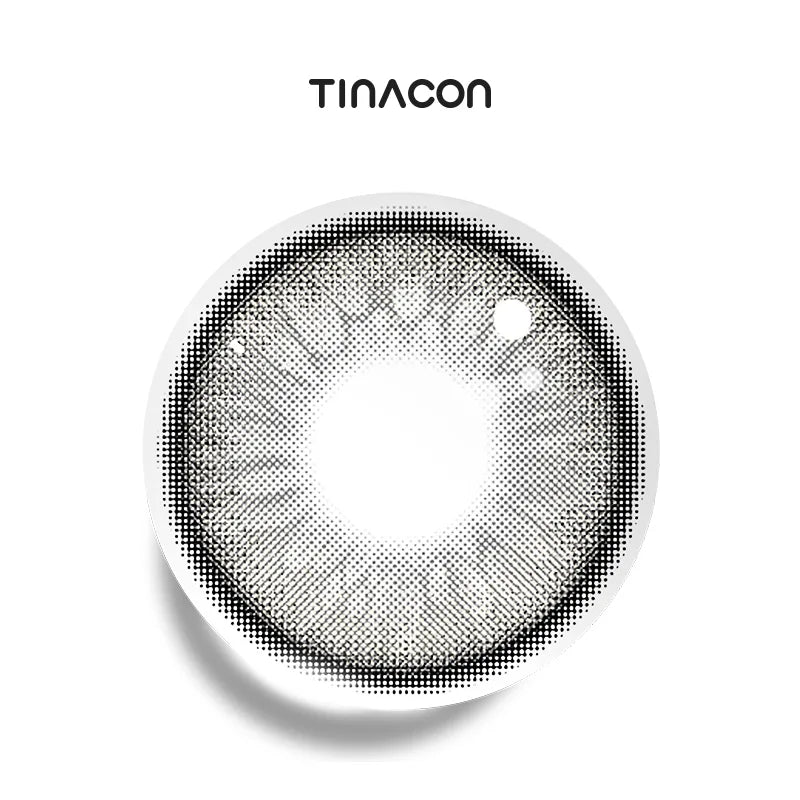 Black Tie Black colored contact lenses featuring a seamless pigment gradient for an undetectable, sophisticated glow.