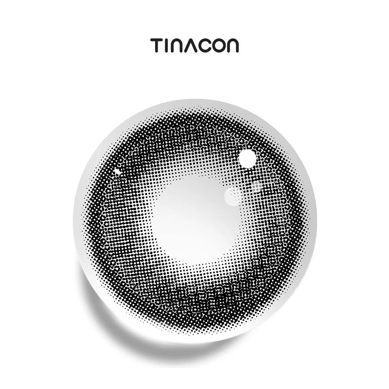 Quick Wit Gray colored contact lenses featuring a seamless, low-key ash tint for daily styling.