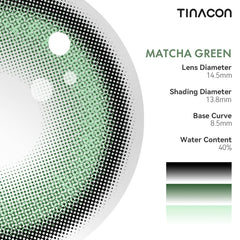 TINACON Matcha Green 14.5| 6 Months, 2 pcs