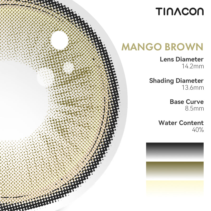 TINACON Mango Brown 14.2| 6 Months, 2 pcs