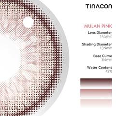 TINACON Mulan Pink 14.5| 1 Day, 10 Pcs